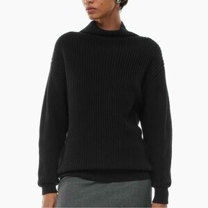 Wilfred Montpellier Turtleneck Sweater Black Size Small Aritzia